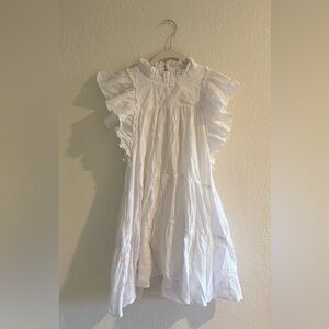 Folkie Ruffle Sleeve Dress